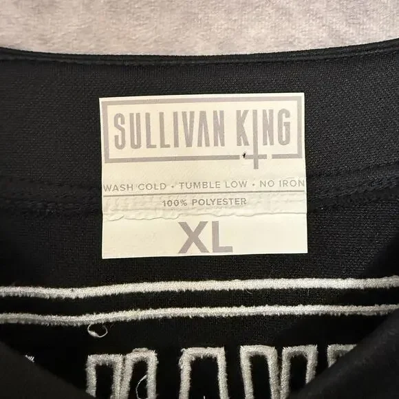 Sullivan King Demented Baseball Jersey Black Purple XX 2020 EDM Rage Size XL - Picture 2 of 8